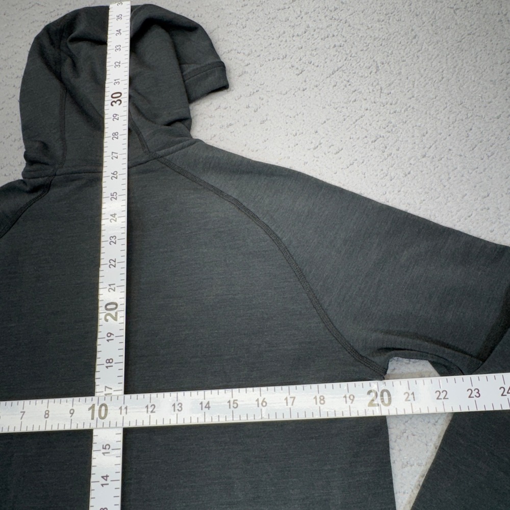 Ten Thousand Merino Tech Hoodie Mens Small Black Wool Popover Training Gorp NWT - Picture 11 of 12
